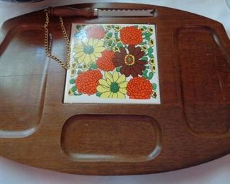 vintage serving tray