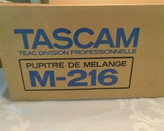 Tascam TEAC Professional Division Mixer 216 with original box