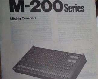Tascam TEAC Mixer 216 original Owner's Manual