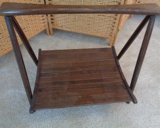 Vintage Masterpiece in Wood Nasco Yugoslavia folding magazine rack
