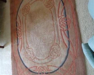 Dulcet Lines 100% hand-hooked wool rug, China, 3'6" x 5'6"