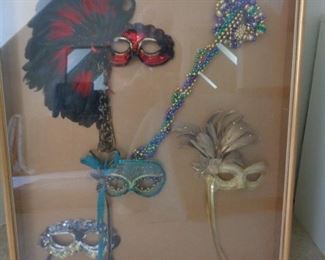 Mardi Gras shadow box