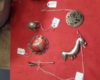 sterling silver pins