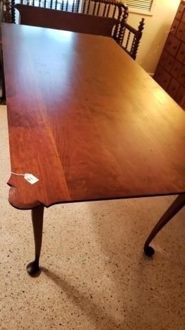 Amish hand made dining table, signed