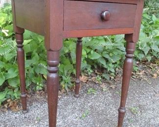 ANTIQUE ONE DRAWER STAND