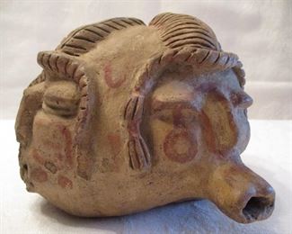 PRE COLUMBIAN POTTERY WHISTLE