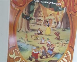 Poster Snow White and the Seven Dwarfs, 50th Anniversary.
