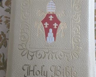 Holy Bible Papal Edition.