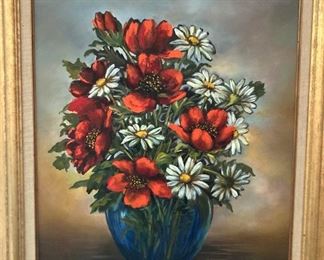 "Poppies" by Heinz Stoecker (20" x 24")