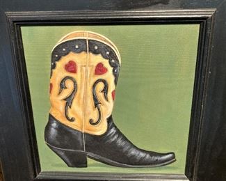 "Washol's Boots" by Karen Musgrave (15" x 15")