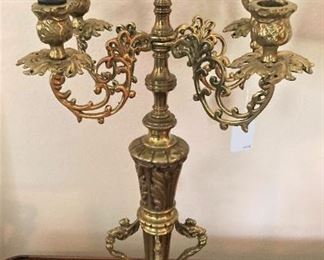 Another brass candle holder