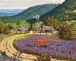 Garza's works were in the homes and offices of Gov. John Connally, Lady Bird Johnson, Dolph Brisco, and many others.