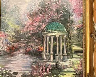 Framed art by Heinz Stoecker---He was born in Nuremburg, Germany, in the 1940's; however, in the '70's, he came to the USA where he completed his formal art studies at the University of Texas.