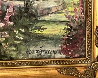 Framed art by Heinz Stoecker