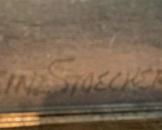 Artist Heinz Stoecker