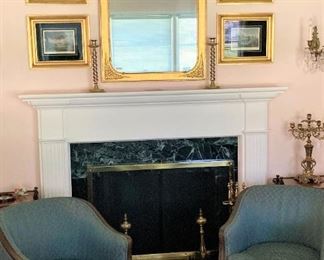 Fine pair of Baker chairs