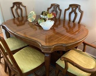 Another dining table (Thomasville) with 6 chairs