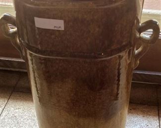 Large pottery vessel/ umbrella stand
