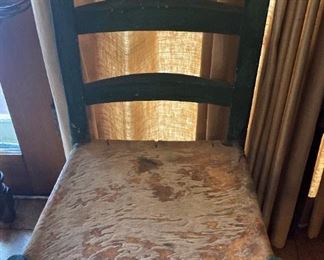 Antique ladder back chair