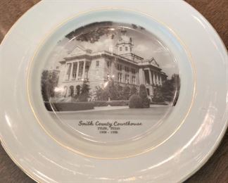 Smith County Courthouse plate - Tyler, Texas
