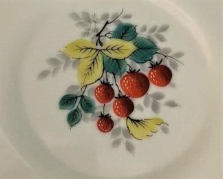 Westmoreland milk glass with beaded edge 