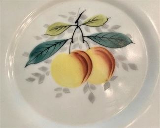 Westmoreland milk glass with beaded edge 