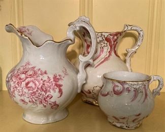 Vintage pitchers/cup