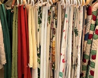 Vintage table cloths