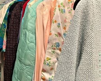 Vintage bed jackets  .  .  .