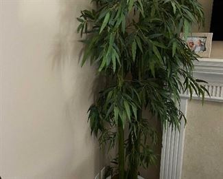 Faux Bamboo Tree - approximately 6'5" tall