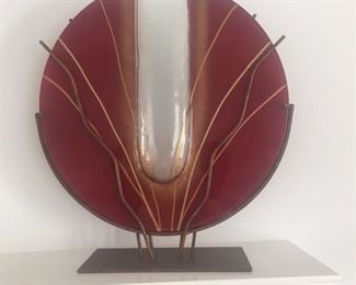 Stunning art glass sculpture