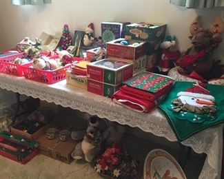 Holiday decorations.