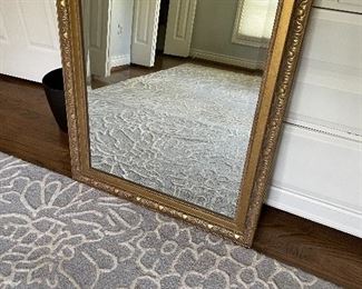 Framed mirror (36" x 29.5") $45