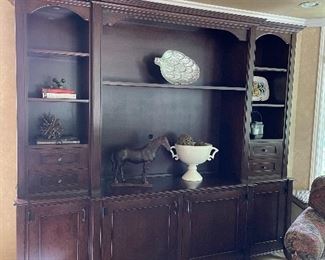 Wall unit (7'5" x 8'3" x 23") $1500 - center area for TV (51" x 33")