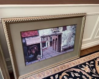 Framed print with silvered/gold frame (29.5" x 41") $150