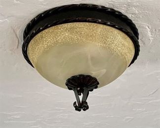 $150 each - Flush mount ceiling light; approx. 12" diameter, 12” deep; Three(3) available - A REMOVAL FEE WILL APPLY FOR EACH
