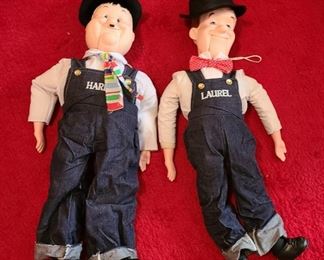 1 of 3  Vintage Laurel & Hardy Ventriloquist  Dolls/Puppets  b Goldberger/ Larry Harmon Picture Corp. With original boxes!