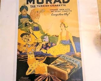 1 of 7 Vintage Murad Turkish Cigarette advertising and packaging