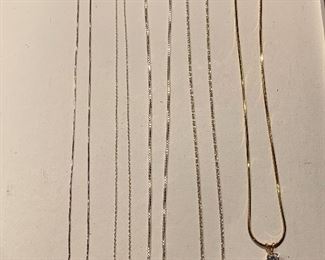 Sterling necklaces -30% off
