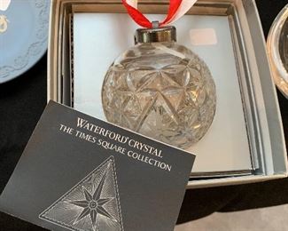 Waterford Crystal ornament w/box
