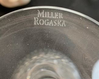 Rogaska Gallia crystal stemware 