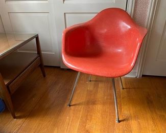 Eames fiberglass shell chair 