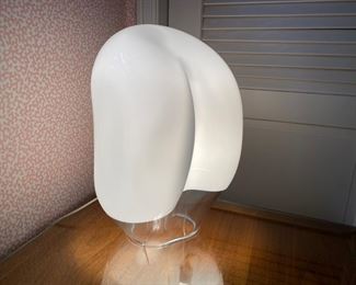 Italian glass lamp (as found)