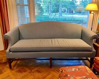 Elegant Chippendale-style sofa