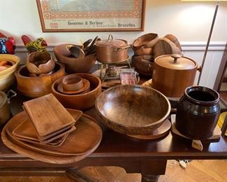 vintage wood ware