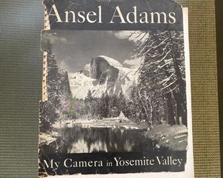 Ansel Adams My Camera in Yosemite Valley - Signed        cover detached