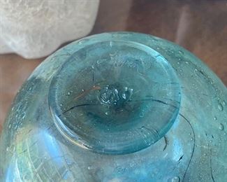 John Nygren glass octopus vase