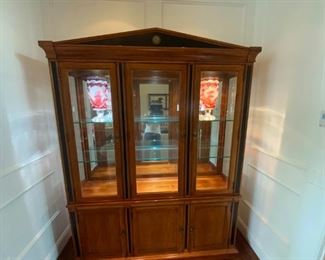 Ethan Allen Medallion Hutch available for presale. Please call Mimi @ 562-254-2597 for details.