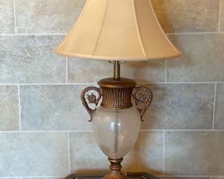 Pair of Restoration Hardware table lamps. Each measures 32" H. Photo 1 of 2. 