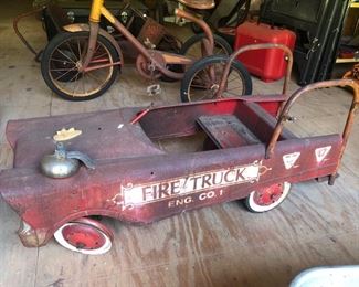 Fire Truck Pedal car 